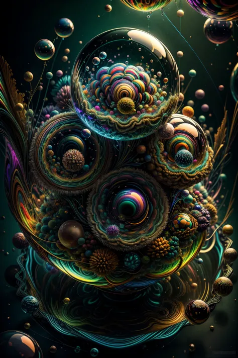 an amazing image of light emerging from colors in a psychedelic dream, shimmering glass morphing out of colors, bright neon and ...