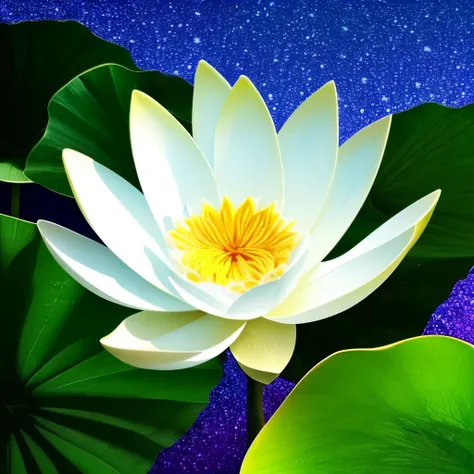 there are many white flowers that are glowing in the dark, beautiful flowers and crystals, glowing flowers, beautiful!!! digital art, magical flowers, luminous flowers, surreal waiizi flowers, with lotus flowers, magical colorful flowers, beautiful depicti...