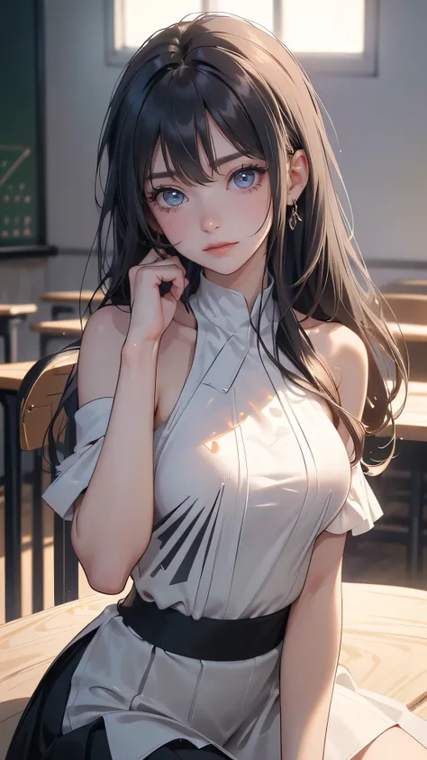 ((Random Pose)), ((masterpiece, highest quality, High resolution, Hmm, RTX, perfect pixel, Depth of the bounds written, 4k, very detailed))), 1 girl, single, alone, beautiful anime girl, beautiful art style, anime character, (( Sophisticated Hair style, ha...