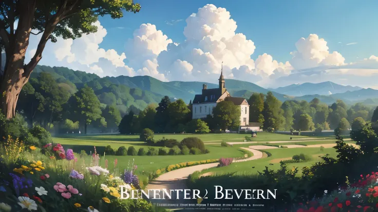  Beethoven Symphony No. 6 Drawing Images from the Countryside、Delicate and Magnificent Rural Scenery 、Close-up details、Spectacular panorama、 High Quality 、High image quality、masterpiece、wallpaper、8k、