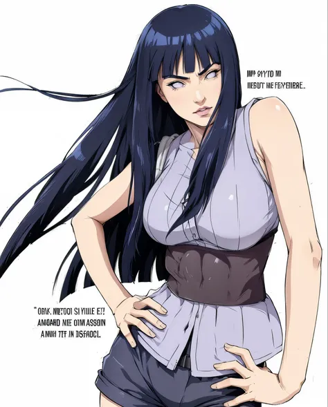 hinata hyuga, extremely realistic, very beautiful, sexy,  big ass, thick legs, Fitness 