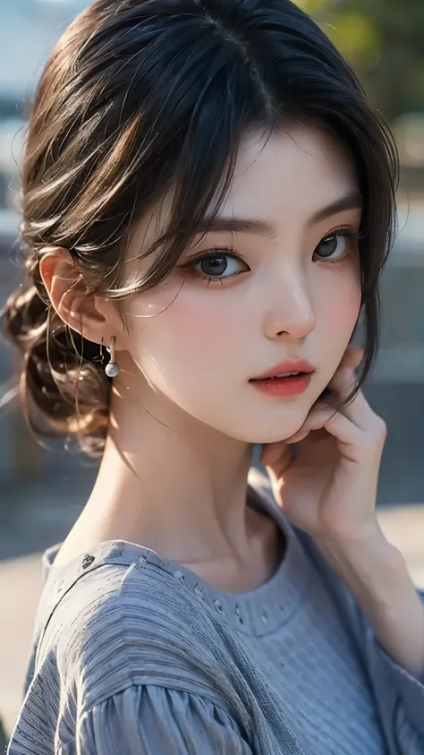 (masterpiece), (top class), (highly detailed), (illustration), (1girl), looking at the viewer, (interview), beautiful detailed eyes, delicate and beautiful face, floating, (high saturation), (shining), blue sky, bright and beautiful face, the skin is young...