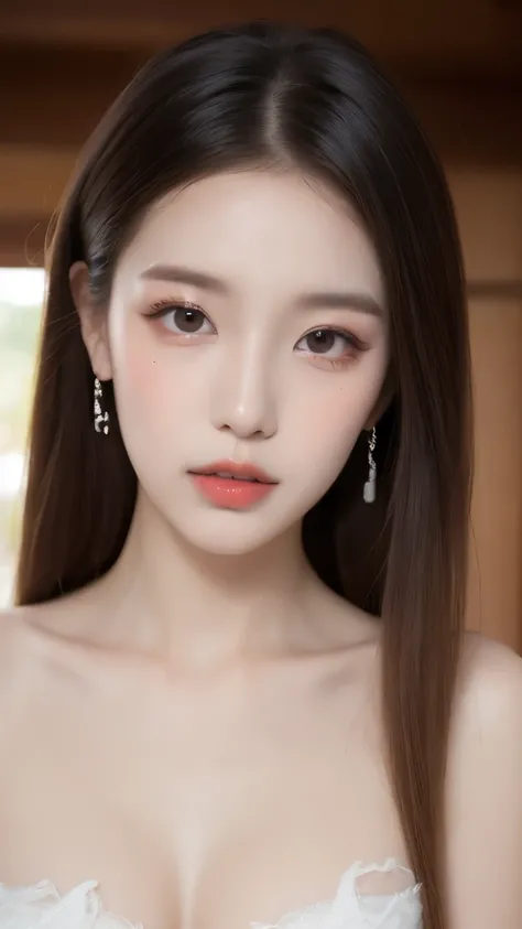 1girl, Japanese idol , hair model, Unique hair details, Y2K fashion, Near future , double eyelid, plump lips, professional makeup, starlight, beautiful, beauty face, beaty eye,