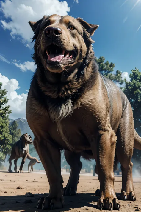 Big, looking dog from the time of the dinosaurs