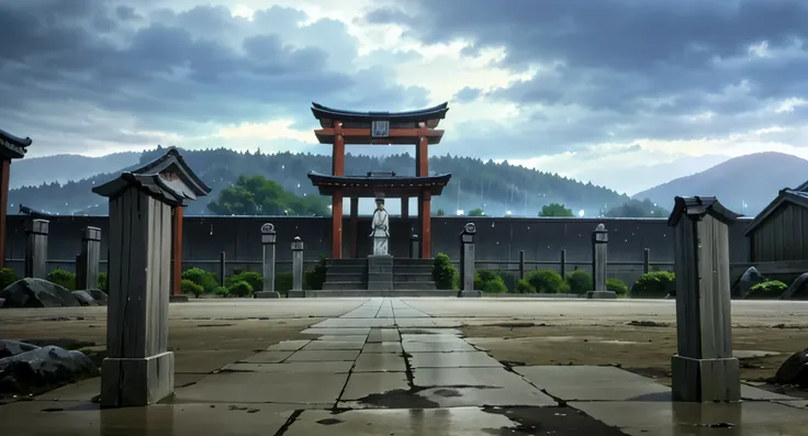  The Irazu Sandō (Fuiryusando , Unenterable Shrine-Path) is a hidden dimension within Ichibē Hyōsubes temple in the Soul King Palace, designed to test the aptitude and endurance of potential Soul King candidates.[1]

Rainy Sky. (Raindrops falling)

(Daytim...