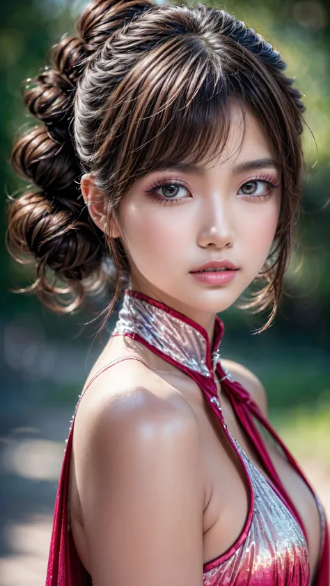 Realistic (photorealistic Realism), (high resolution), (intricately detailed art), (ultra realistic texture details: velvety skin, hair), (ultra quality), professional photography, (sharp focus,absurd quality,clearly visible ultra details,no blurry,perfect...