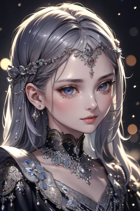 High definition RAW color art, animation,sculpture, Silver Marble Skin, (((Ultra detailed elegant))), magic atmosphere, fine skin, texture,(intricately detailed, small details, Super Detail Art), Depth of bounds written, bokeh, Silky Touch, hyper detail, 淡...