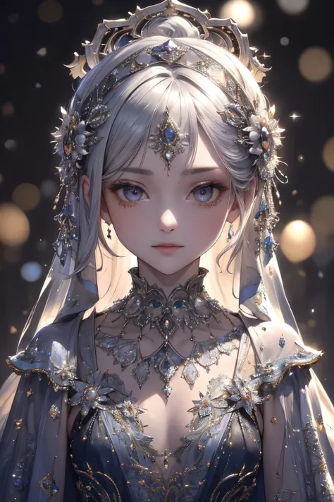 High definition RAW color art, animation,sculpture, Silver Marble Skin, (((Ultra detailed elegant))), magic atmosphere, fine skin, texture,(intricately detailed, small details, Super Detail Art), Depth of bounds written, bokeh, Silky Touch, hyper detail, 淡...