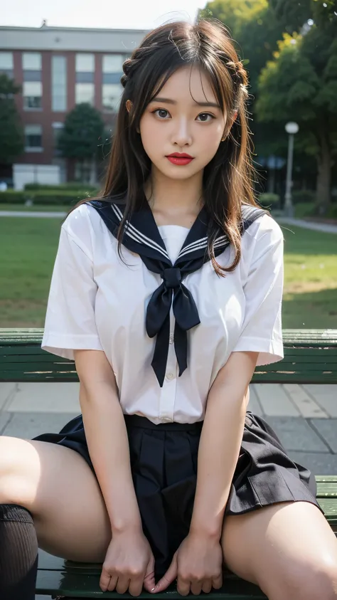 ((masterpiece, Best Quality, Best image quality, High resolution, Realistic, RAW Photos, 8k)),(Realistic:1.2), Beautiful detail woman,Highly detailed eyes and face, Beautiful and exquisite body, Anatomically correct, Large file, ,(French Braid hairstyle:1....
