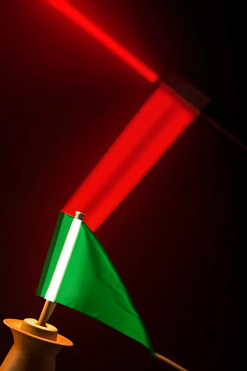 Make a profile with the mexican flag that says  LilAnt with red lighting effects 