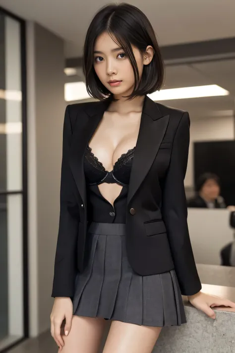 full body,(stooping forward:1.4),slender,Realistic textures, realistic skin, detailed descriptions.,(V-nedk skirt suit:1.6),full body,beautiful eye,(beautiful face:1.6),(full body),realistic,(ultra quality:1.5),japanese,high quality,masterpiece,(ultra deta...