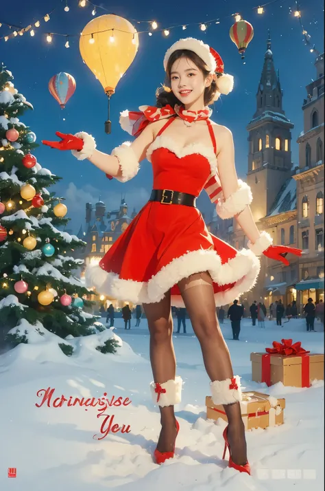 (((best quality))),(((super detailed))),(((masterpiece))),illustration,1 girl,detailed face,smile,gloves,pantyhose