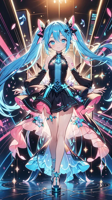 best quality, Official Art , masterpiece, best quality, pastel, Low Fidelity (praise) art style , Light pink and purple hues , crystallization, Internet Style Clothing and Apparel , 1 girl, Every body,Ground Landscape, posture , clea...