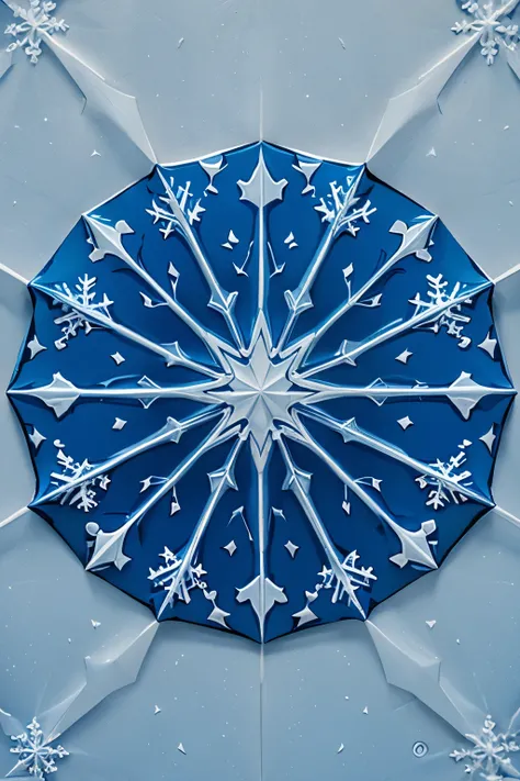 artistic snowflakes, cartoon, real, blue, white, pattern, surface, texture, asymmetric
