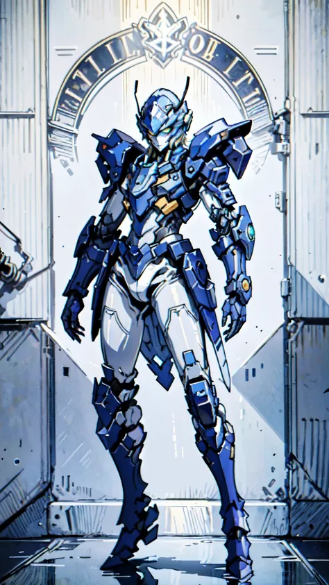 (masterpiece:1.5, best quality:1.5, extremely delicate:1.5), a woman wearing a full-face helmet, high-tech biomimetic armored combat suit, (a composite layered chest armor), the design balances heavy with agility, fully enclosed shoulder guards, matching a...