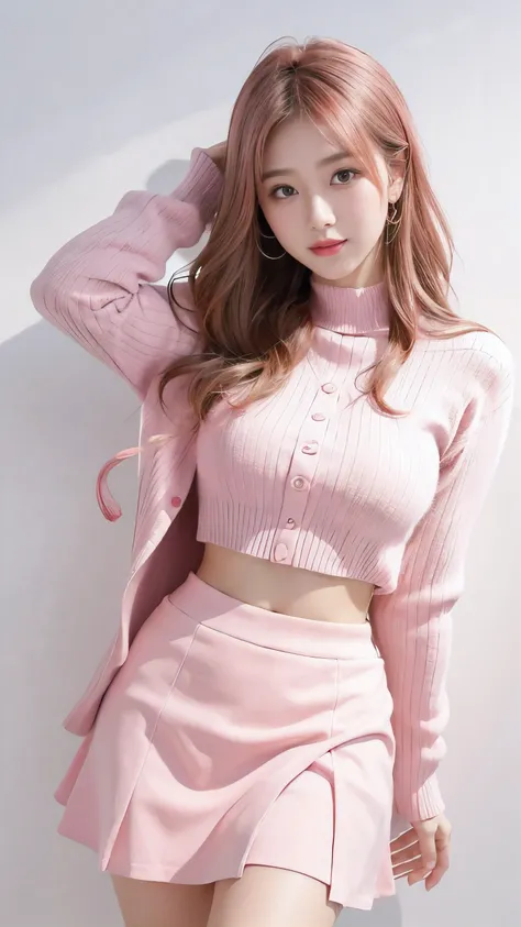Half pink skirt