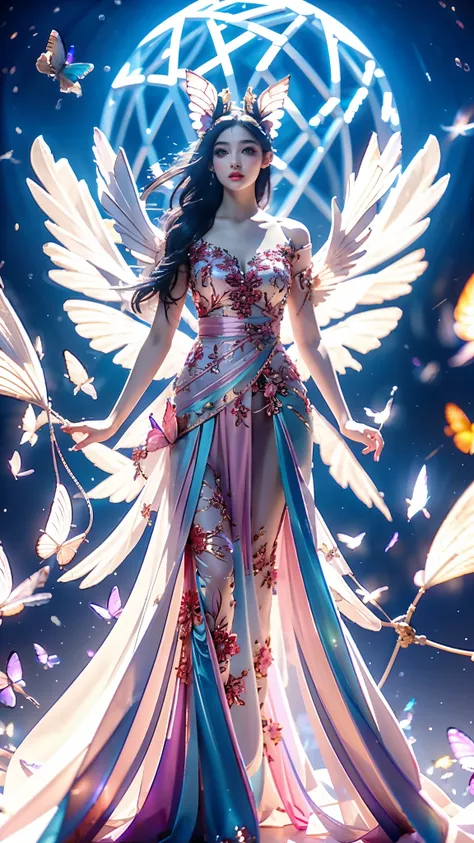 creates an epic picture ,超大广horn、Ultra deep depth of field ,Super focal length 、Super-sharp 、Super complex、 super detailed 、 super realistic 、 are colorful、 supernaturalism , used an all-round three-dimensional moving camera ,多horn度拍摄, graphics to divide ...
