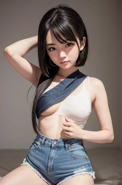       (nsfw,Censorship off     ),(High resolution photos of Japanese female idols),(Realistic,photo-Realistic:1.37), (    best quality, masterpiece:1.2), 16k,      RAW photos ,      intricate detail with arms at crotch    , very,       Details,   VERY CONC...