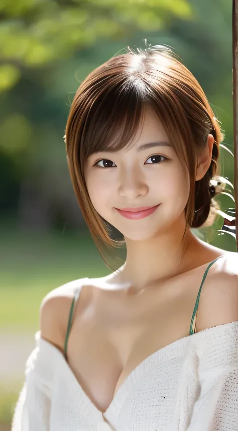 masterpiece,best quality,(Japanese girl),((Beautiful girl)),cleavage,(off shoulder:1.2),(perfect body beauty:1.2),(shy smile)