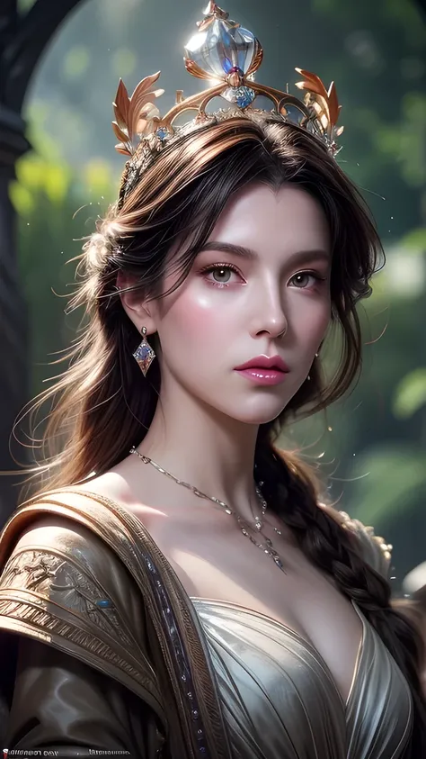  Ethereal Goddess Portrait , Wheels within wheels, Elegant,  Very Detailed , number, Art Station,  conceptual art , smooth, Clarify the focus, illustration, Artgerm and greg rutkowski and art by Alphonse Mucha and William - Adolphe Bouguereau and Stephanie...