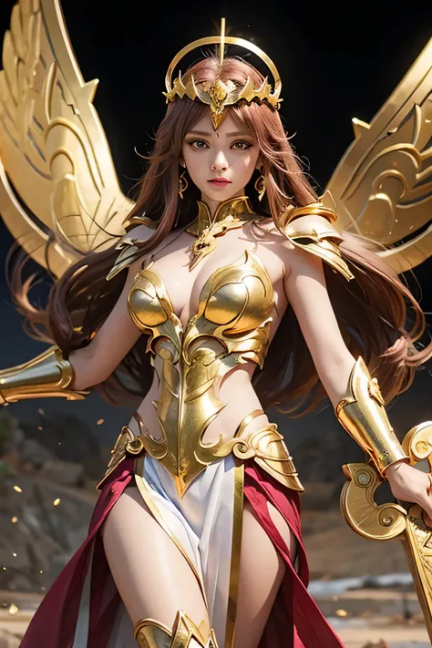 Womens Saint Seiya Gold Cross 