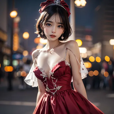 (masterpiece,  best quality:1.2), 8k,  Official Art,  RAW photos ,  beautiful breasts、 ( princess your toddler:1.4), Super beauty,  Sexy Face,  watch viewers,  film grains ,  sharp concentration, Face Light, Dynamic Lighting,  cinematic lighting,  Detailed...