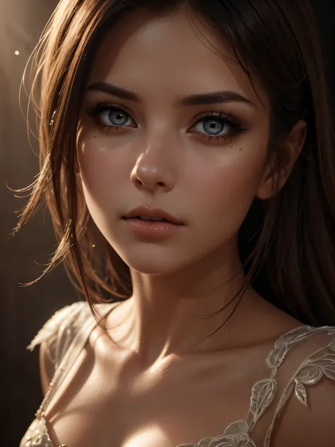 1girl, red eyes, masterpiece, best quality, ultra detailed, beautiful detailed eyes, beautiful detailed lips, extremely detailed face and features, highly detailed portrait, intricate details, photorealistic, hyper realistic, cinematic lighting, dramatic l...