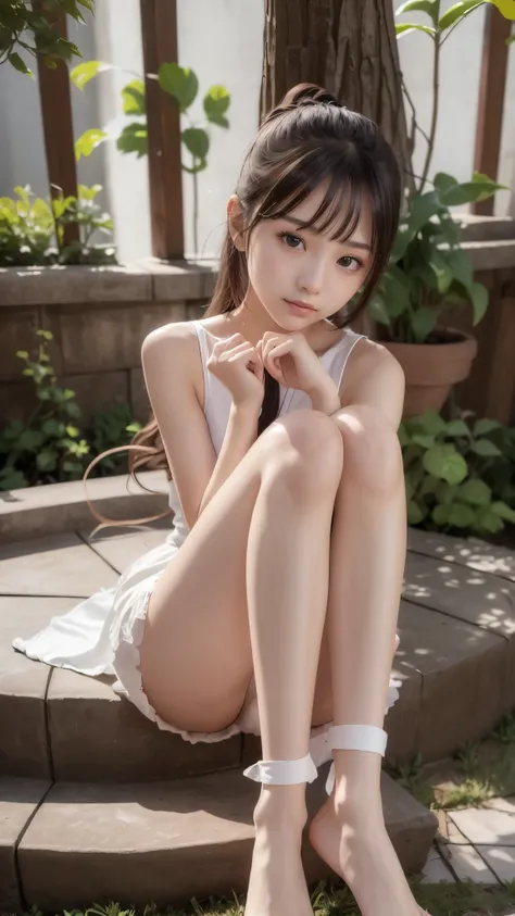 ( slender body line ),  Transcendental Cute Beautiful Girl , Cute outfits, ( detailed hands :1.3, Perfectly right move:1.2),  best quality, 8k,  RAW photos ,  Ultra High Definition,  reality, (Detailed feet:1.3, Perfectly correct foot:1.2, Stylish shoes), ...