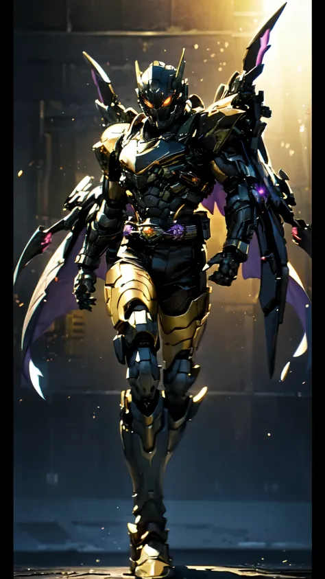 (masterpiece:1.5, best quality:1.5, extremely delicate:1.5), ((male:1.5)), a man wearing a full-face helmet, high-tech biomimetic armored combat suit, (a composite layered chest armor), the design balances heavy with agility, fully enclosed shoulder guards...