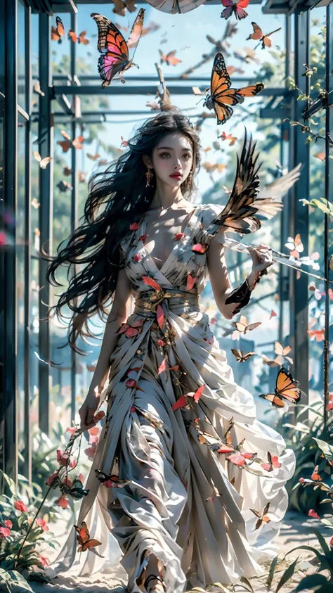  creates an epic picture ，超大广horn、Ultra deep depth of field ，Super focal length 、Super-sharp 、Super complex、 super detailed 、 super realistic 、 are colorful、 supernaturalism ， used an all-round three-dimensional moving camera ，多horn度拍摄， graphics to divide ...
