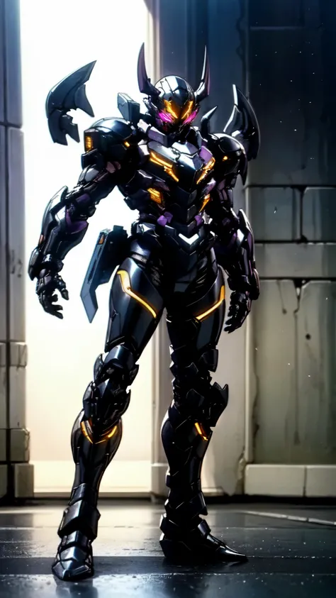 (masterpiece:1.5, best quality:1.5, extremely delicate:1.5), ((male:1.5)), a man wearing a full-face helmet, high-tech biomimetic armored combat suit, (a composite layered chest armor), the design balances heavy with agility, fully enclosed shoulder guards...