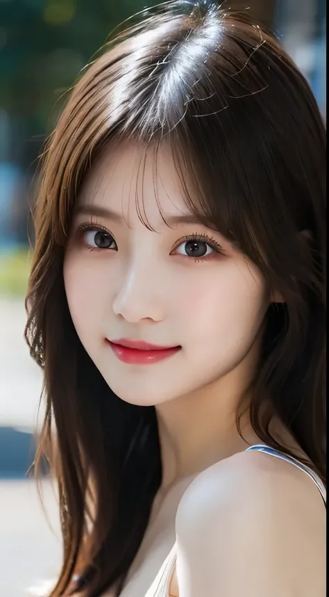 ( 1 girl ), very cute, amazing face and eyes, (Beautiful lovely smile), ( very detailed and beautiful face), Bright and shiny lips, ( best quality:1.4), ( ultra detail), ( super realistic, Photorealistic:1.37), beautiful fair skin , (Soft and fluffy:1.3...