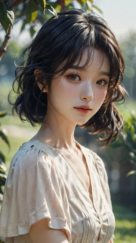 ( large silhouette top with colorful colors, casual clothing and mode type :1.0), 8k wallpaper, wonderful, (masterpiece), ( top quality), ( Very detailed ), (illustration), ( extremely delicate and beautiful ),dynamic angle,rainbow hair , Detailed and cute...