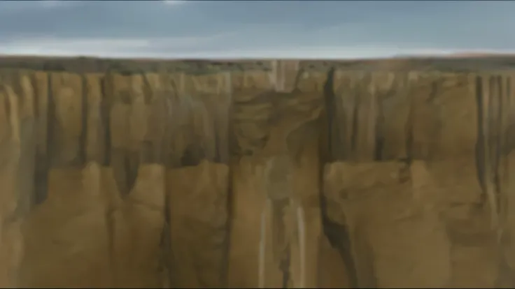 A open cliff