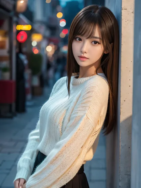 ​masterpiece, 1 beautiful girl, detailed eye, Puffy eyes, top-quality, high resolution, (Realisticity: 1.4), cinematlic lighting, Asian Beauty, Korea idol, Super beauty, Beautiful skin, slender, (A hyper-realistic), (hight resolution), (8K), (ighly detaile...