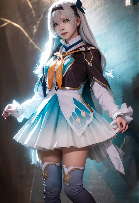 best quality, quality, masterpiece, photorealistic, 1girl, solo, full body, helm cosplay costume, illustration, an extremely delicate and beautiful, extremely detailed ,CG ,unity ,8k wallpaper, Amazing, finely detail, masterpiece,best quality,official art,...