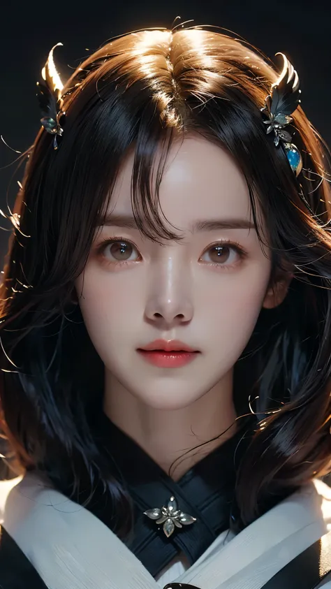 masterpiece, top quality, illustration, VERY DETAILED , Exquisite Details , high resolution, 8k wallpaper, perfect dynamic configuration, beautifully depicted eyes, 섹시한 face, 황홀한 face, 성적 절정의 face, face, (( dark background)), mark desteder...
