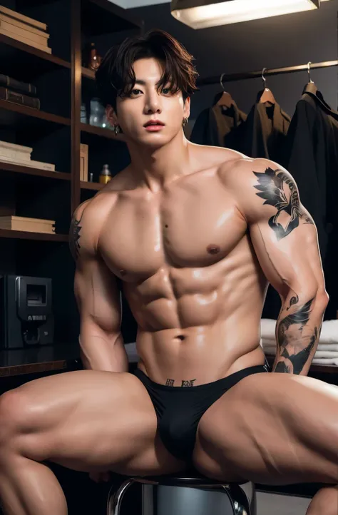 Jungkook BTS,  muscular and distinct