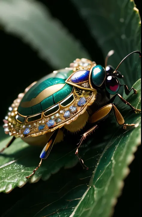 a close up of a bug with flowers on its back, a detailed painting by Kanō Tanyū, tumblr, cloisonnism, cloisonne, jewelry engraved in scarab, beetle-inspired, detailed. insect like, beautiful detailed miniature, elegant. highly detailed, faberge, scarab, ma...