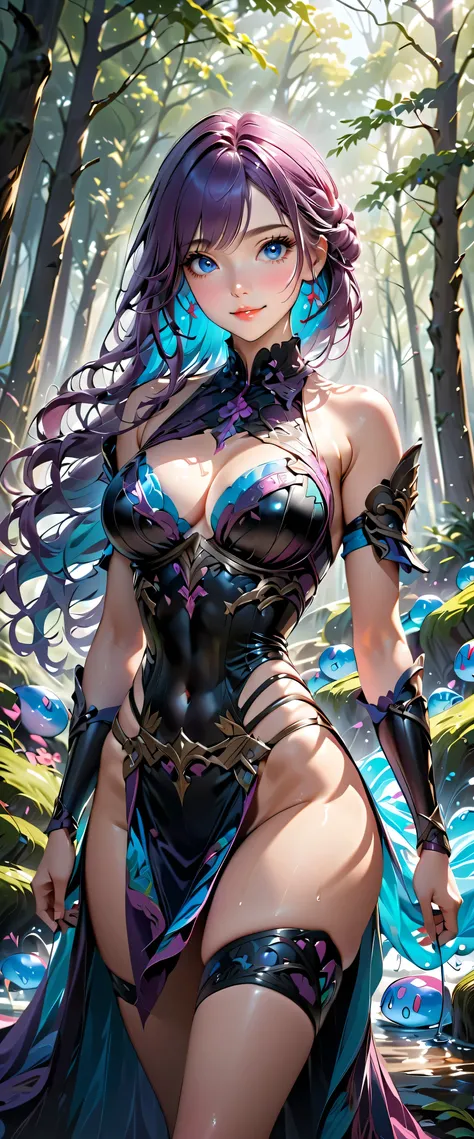 ( for a woman with bristles:1.2, very detailed, up to date, vibrant , super high resolution, High Contrast , masterpiece:1.2, for a woman with bristles, best aesthetics), fantasy standing in a church, sexy,revealing bikini armor, beautiful thighs ...