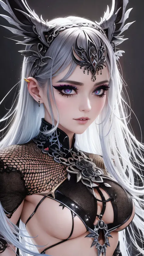 (( top quality)),( super high resolution),( super detailed),( detailed description ),(( best CG )),(  masterpiece on penis ),Extremely Fine Art ,( Fine Detail Art:1.5), (Dark fantasy:1.6),(Female Antiheroes:1.6),( sharp, beautiful、A face with clear contour...