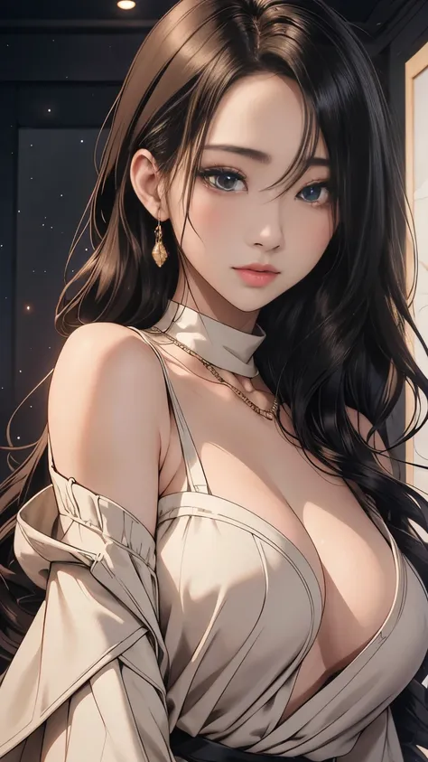 (highest qualityのディテール)、  realistic  、  8K ultra HD、  is high definition 、(  one girl:1.2),(Fatal Beauty,  Fascinating Beauty  ) ,( Flexible and Strong Physique ),(Sensual charm),(Mysterious charm:1.1),(Big Breasts、Attractive silhouette),The Super    Detai...