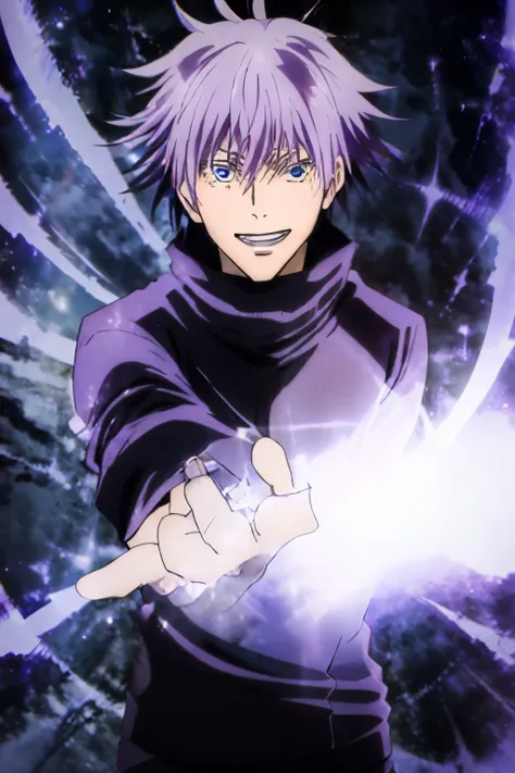 Satoru Gojo purple power