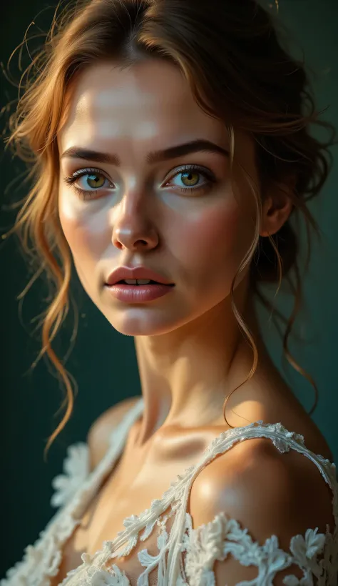 hyper-realistic photograph, woman, stunning, elegant, shot on a Sony A7III