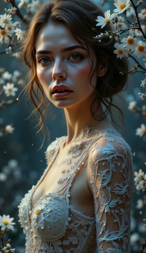 hyper-realistic photograph, woman, stunning, elegant, shot on a Sony A7III