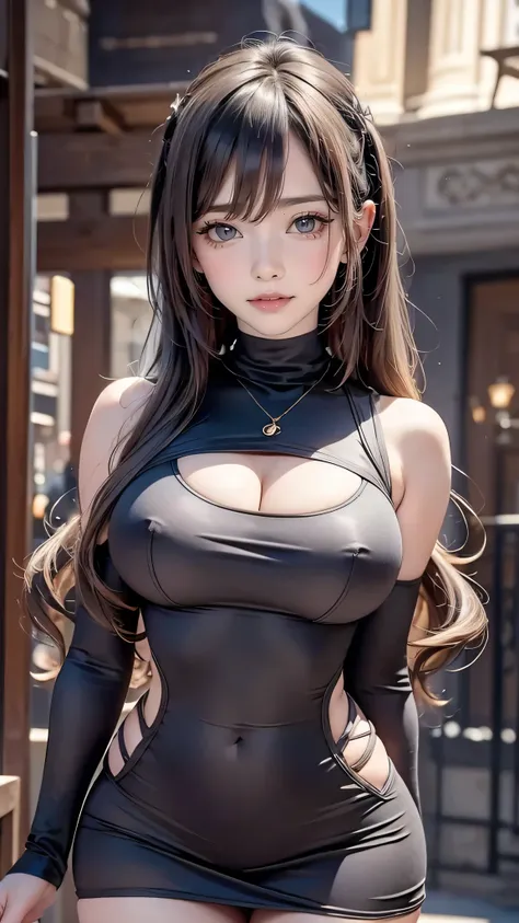 Very detailed, beautiful, Flying debris, highest quality, detailed beautiful round eyes, beautifully detailed face, Whole Body Ezbian, Medium Long Hair, Casual Hairstyles, (Random color hair, Golden mesh), Big eyes, Random color eyes, Long eyelashes, Thick...