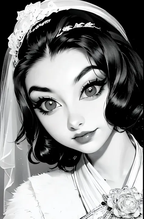 a close up of a woman with a veil and a hat, looking to the right, vintage makeup, up face with 1 9 2 0 s hairstyle, 5 0 s style, 50s style, 1950s vibes, 1 9 5 0 s style, 1 9 2 0 s hairstyle, glam hair, elegant japanese woman, looking left, headpiece