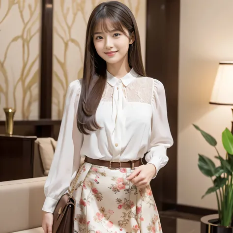 (Calm and gentle expression:1.0), ( full body shot:1.3), ( Panorama :1.0), movie lighting, (( top quality)), ( RAW photos , top quality), ( realistic :1.4), realism, masterpiece, Very Delicate and Beautiful , very detailed, 4k wallpaper, amazing, fi...