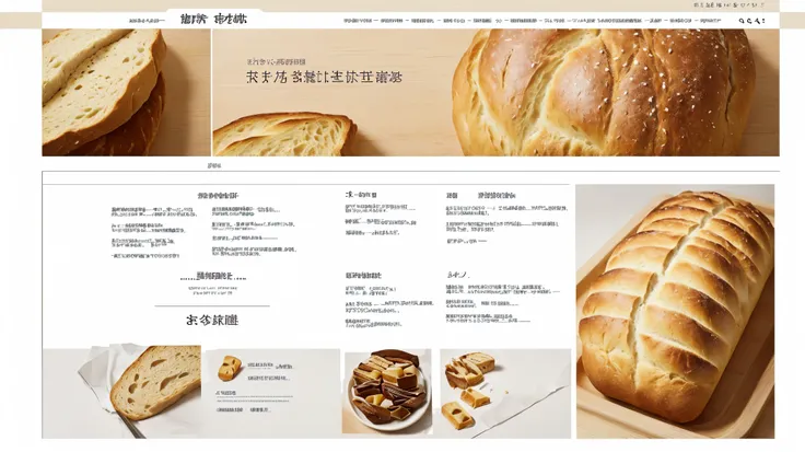  design an introduction for bread and Western confectionary 。Place each introduction evenly in a frame 、 Please finish it with a simple and calm design 。 incorporates the tastes of Shinkai Makifu and Ghibli style 、 Please focus on high quality and stylish ...