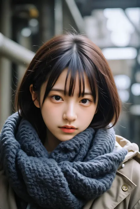 (( in the coal mine without makeup 、 closes the eye 、 closes her mouth:1.2))、( realistic 、 Photo realistic 、 super detailed、 Its on the inside of 、 and has the most detailed skin 、 top quality、 masterpiece on penis 、 ultra high definition )、 very short hai...